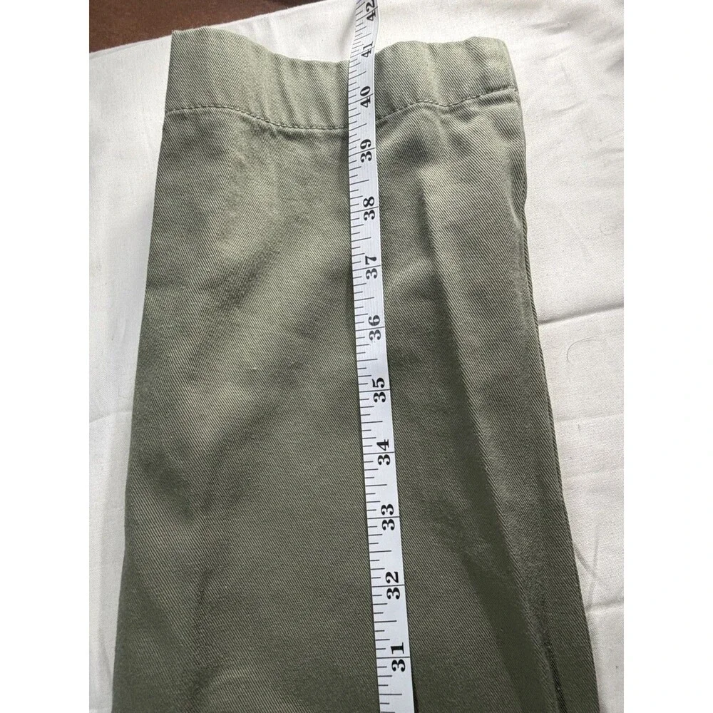 J.Crew The Driggs Chino Pants Men's 32x32 Olive Green Slim Fit Casual